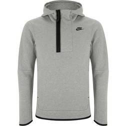 Nike Sportswear Tech Fleece Half Zip Hoodie - Dk Grey Heather/Black