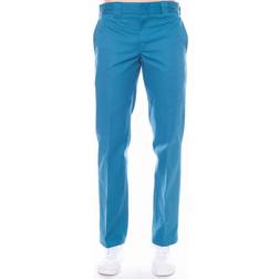 Dickies 873 Slim Fit Straight Work Pant - Coral Blue