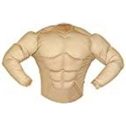 Widmann Children's Costume Muscle Shirt Beige