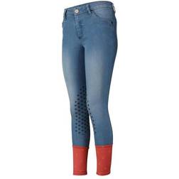 Shires Aubrion Putney Denim Maids Riding Breeches Junior