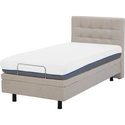 Beliani Duke Ställbar säng 90x200cm