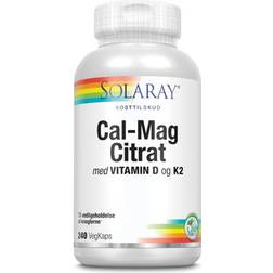 Solaray Cal-Mag Citrate with Vitamin D 240 st