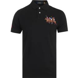 Polo Ralph Lauren Triple Pony Mesh Polo Shirt - Polo Black