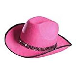 Widmann Cowboyhoed roze met strass steentjes