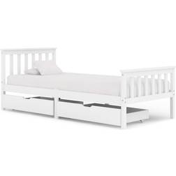 vidaXL Bed Frame with 2 Drawers 82cm