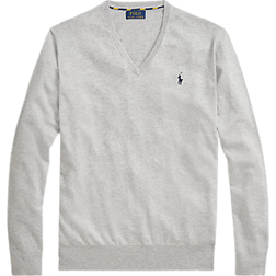 Polo Ralph Lauren Pullover 'LS SF VN PP-LONG SLEEVE-SWEATER' - Grigio