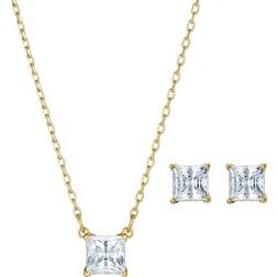 Swarovski Attract Jewellery Set - Gold/White