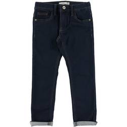 Name It Sweat Denim Regular Fit Jeans - Blue/Dark Blue Denim (13163038)