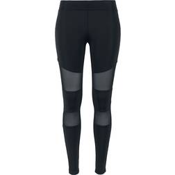 Urban Classics Leggings - Ladies Tech Mesh Leggings - Nero