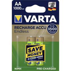 Varta AA Recharge Accu Endless 1000mAh 2-pack