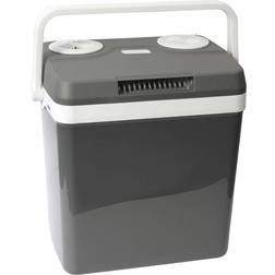 Dino KRAFTPAKET AC/DC Koelbox en verwarmingsbox Energielabel: E (A G) Thermo-elektrisch 12 V, 230 V Grijs 25 l Max. 18 C onder de omgevingstemperatuur