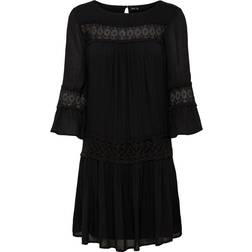 Only Flared Dress - Black/Black