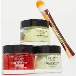 Revolution Beauty Jake-Jamie Feed your Face Trilogy Face Mask Collection