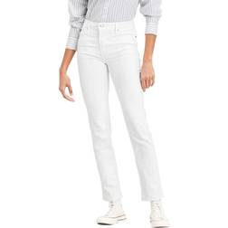 Levi's 724 High Rise Straight Vaqueros - Western White