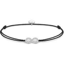 Thomas Sabo Little Secrets Infinity Bracelet - Silver/Black/White