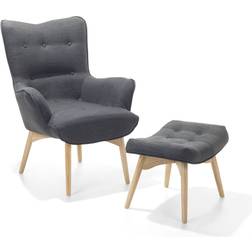 Beliani Vejle with Footstool Fauteuil 100cm