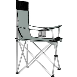 tectake Lot de 2 chaises pliantes avec rembourrage gris de