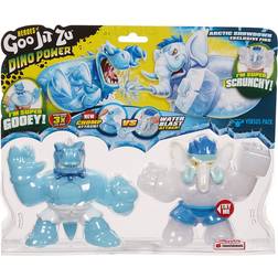 Heroes of Goo Jit Zu Dino Power Artic Snowdown Chomp vs Water Blast Attack