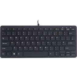 R-Go Tools Compact Clavier QWERTY (UK) blanc filaire