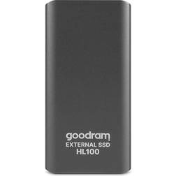 GOODRAM SSD Esterno HL100 Capacità 256 GB USB tipo-C, 3.2 Gen 2 (3.1 Gen 2) 450 MB s, 10 Gbit s, Grigio