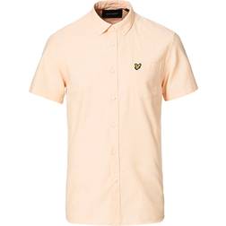 Lyle & Scott Short Sleeve Oxford Shirt - Melon