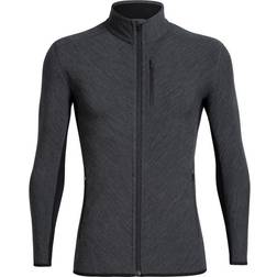 Icebreaker Veste Descender Zip - Jet Heather/Black