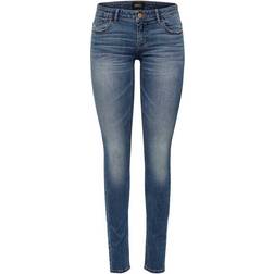 Only Coral Superlow Jeans - Dark Blue Denim