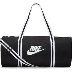 Nike Heritage Duffel Bag - Black/Black/White