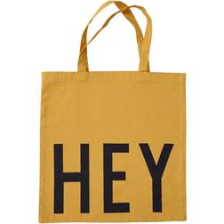 Design Letters Hey Tote Bag - Mustard