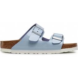 Birkenstock Arizona Birko-Flor Patent - Blue/Dove Blue