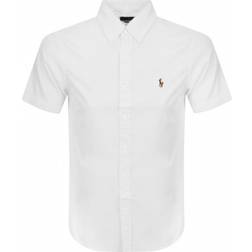 Polo Ralph Lauren Short Sleeve Slim Fit Oxford Shirt - White