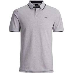 Jack & Jones Jjepaulos Polo SS Noos Light Grey Melange