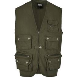 Urban Classics Worker Vest - Dark Olive (TB3197)