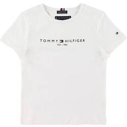 Tommy Hilfiger Boy's Essential 1985 Logo T-shirt - White (KB0KB05844-YBR)