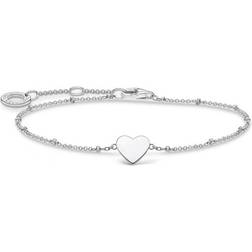 Thomas Sabo Heart with Balls Bracelet - Silver