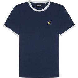 Lyle & Scott Ringer T-Shirt - Navy/White