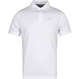 Barbour Pique Polo T Shirt White