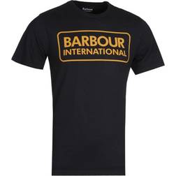 Barbour International Large Logo T Shirt Black