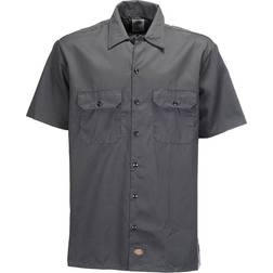 Dickies Chemise De Travail À Manches Courtes Homme Gris Charcoal Grey Male