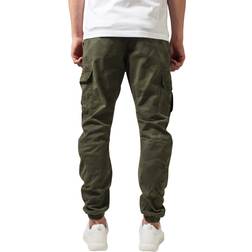 Urban Classics Camo Cargo Jogging Pants - Olive Camo