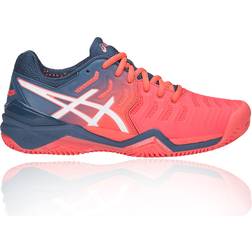 Asics Gel-Resolution 7 W - Papaya/White