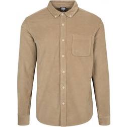 Urban Classics Corduroy Shirt - Sand
