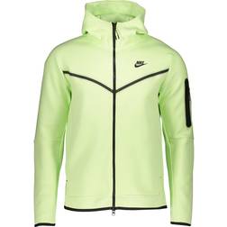 Nike Tech Fleece Full-Zip Hoodie - Light Liquid Lime/Black