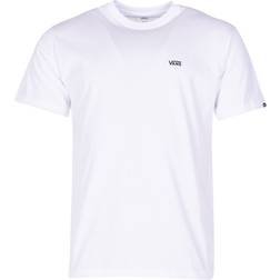 Vans Left Chest Logo Tee - White/Black Male