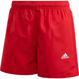 Adidas Boy's Classic Badge of Sport Swim Shorts - Scarlet (GE2048)