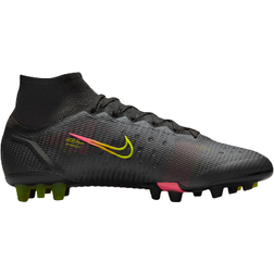 NIKE Mercurial Superfly 8 Elite AG - Black/Off Noir/Cyber