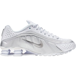 NIKE Shox R4 M - White/Metallic Silver/Bright Crimson/Metallic Silver