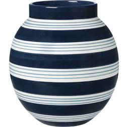 Holmegaard Omaggio Nuovo Dark Blue Vase 8.5"