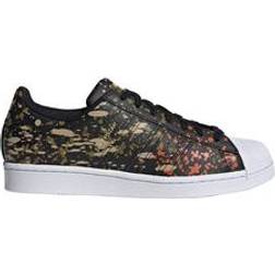 adidas Superstar - Core Black/Core Black/Fox Orange