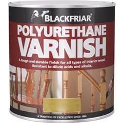 Blackfriar Polyurethane Varnish Wood Protection Deep Red Mahogany 0.5L